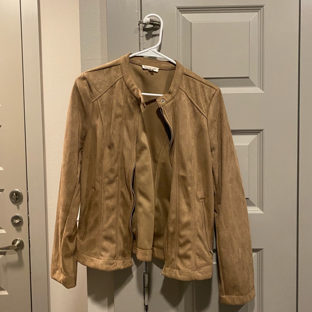 Light Brown Suede Jacket